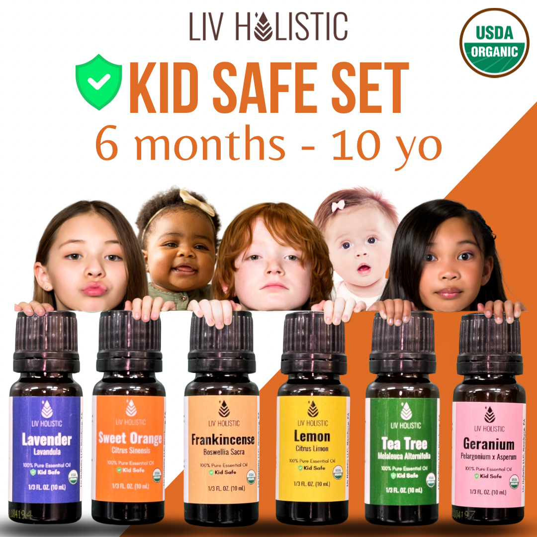 Kid Safe - Organic Essential Oil Set (10mL) | Liv Holistic Store